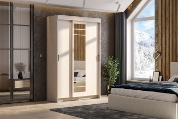 Шкаф-купе ШКП-7 1300 мм ясень анкор (СВ) в Асбесте - asbest.mebel-e96.ru
