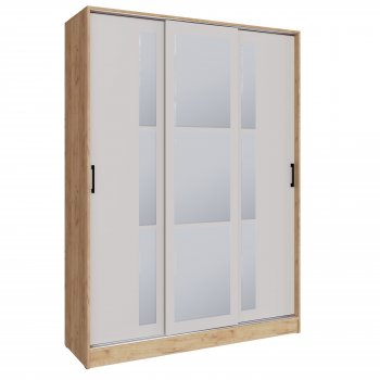 Шкаф-купе Стиль-2 1600 мм крафт/кашемир (Текс) в Асбесте - asbest.mebel-e96.ru