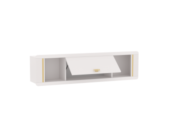 Шкаф навесной Сиде Белый (СБК) в Асбесте - asbest.mebel-e96.ru