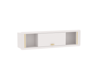 Шкаф навесной Сиде Белый (СБК) в Асбесте - asbest.mebel-e96.ru