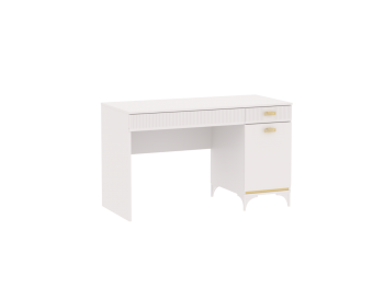 Стол письменный Сиде Белый (СБК) в Асбесте - asbest.mebel-e96.ru