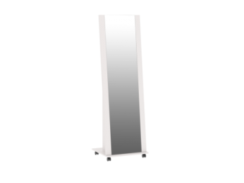 Зеркало напольное Сиде Белый (СБК) в Асбесте - asbest.mebel-e96.ru
