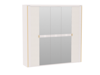 Шкаф 2300 мм 5-дверный NEW Сиде Белый (СБК) в Асбесте - asbest.mebel-e96.ru