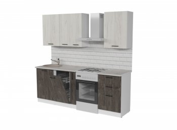 Кухонный гарнитур Сиена стандарт 1600 мм (Герда) в Асбесте - asbest.mebel-e96.ru