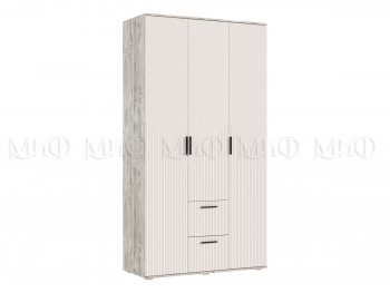 Шкаф 1200 мм Сильвия, дуб юкон/кашемир (Миф) в Асбесте - asbest.mebel-e96.ru