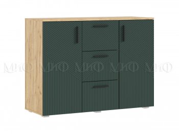 Комод Сильвия, крафт/грин (Миф) в Асбесте - asbest.mebel-e96.ru