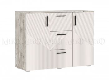 Комод Сильвия, дуб юкон/кашемир (Миф) в Асбесте - asbest.mebel-e96.ru