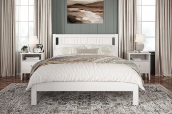 Кровать из массива Сканди белый античный (БМ) в Асбесте - asbest.mebel-e96.ru
