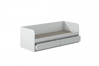 Кровать Соната 900 белый (Зарон) в Асбесте - asbest.mebel-e96.ru