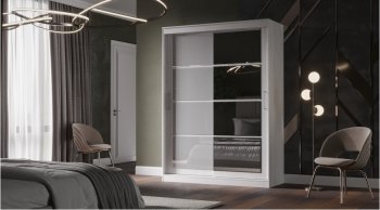 Шкаф-купе 1600 мм Соната Анкор светлый (Лин) в Асбесте - asbest.mebel-e96.ru