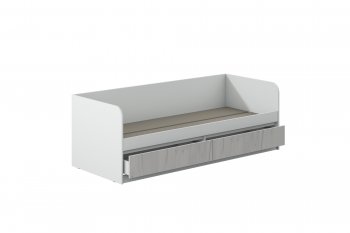Кровать Соната 900 белый/крафт белый (Зарон) в Асбесте - asbest.mebel-e96.ru