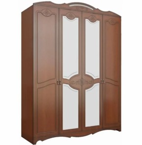 Спальный гарнитур Лотос орех лак (модульная) (БМ) в Асбесте - asbest.mebel-e96.ru