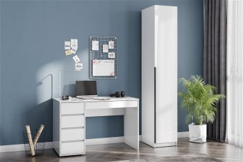 Стол компьютерный №13+пенал ШК-5 (СВ) в Асбесте - asbest.mebel-e96.ru