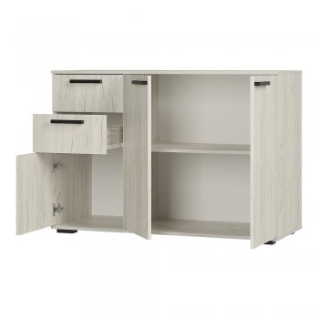 Комод Стандарт 3 NEW крафт белый (БТС) в Асбесте - asbest.mebel-e96.ru