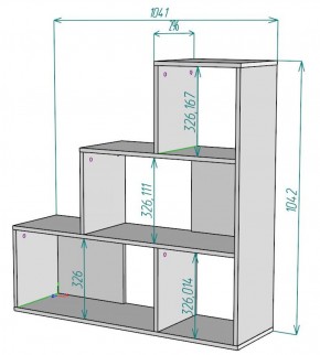 Стеллаж S64 (ДМ) в Асбесте - asbest.mebel-e96.ru