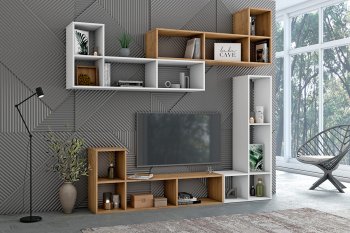 Стеллаж универсальный дуб крафт золотой (Диал) в Асбесте - asbest.mebel-e96.ru