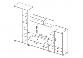 Стенка Талин (Гор) в Асбесте - asbest.mebel-e96.ru