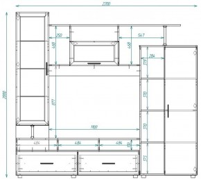 Стенка ТВА-15 с фотопечатью в Асбесте - asbest.mebel-e96.ru