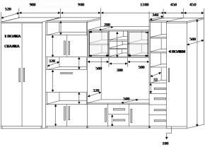 Стенка Вега 2 в Асбесте - asbest.mebel-e96.ru