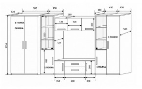 Стенка Вега 3 в Асбесте - asbest.mebel-e96.ru