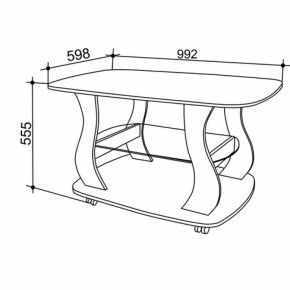 Стол журнальный Барон-2 в Асбесте - asbest.mebel-e96.ru