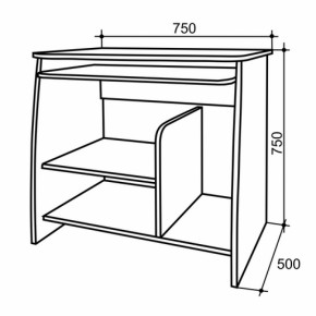 Стол компьютерный Кроха в Асбесте - asbest.mebel-e96.ru