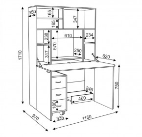 Стол-трансформер Для отличника (Риннер) в Асбесте - asbest.mebel-e96.ru