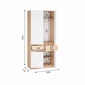 Шкаф 1000 мм Стоуби ШК-1000 (ИЦ) в Асбесте - asbest.mebel-e96.ru