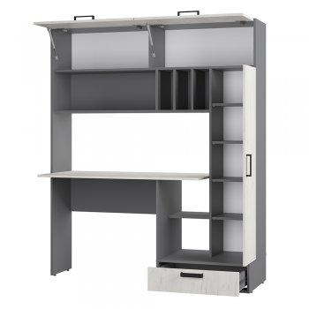 Стол компьютерный Техно графит/крафт  (БТС) в Асбесте - asbest.mebel-e96.ru