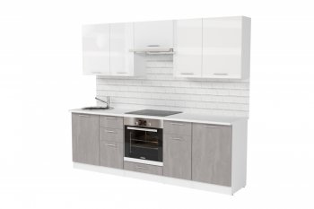 Кухонный гарнитур Терция базис 2400 мм (Герда) в Асбесте - asbest.mebel-e96.ru