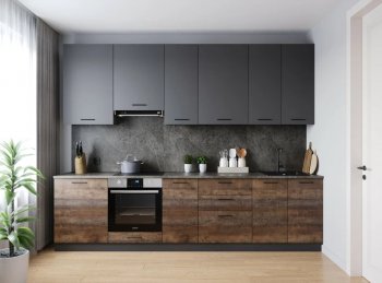 Кухонный гарнитур высокий Трансильвания 3000 мм (Санвут) в Асбесте - asbest.mebel-e96.ru