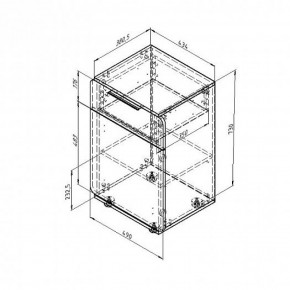 Тумба Дельта Лофт-24.01 Белый в Асбесте - asbest.mebel-e96.ru