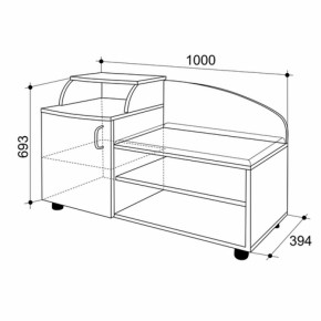 Тумба для прихожей Хит (Мебельсон) в Асбесте - asbest.mebel-e96.ru