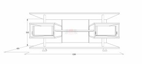 Тумба для теле-радио аппаратуры Фант 9 в Асбесте - asbest.mebel-e96.ru