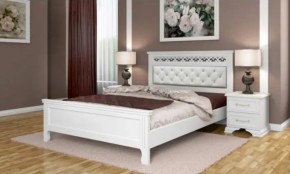 Тумба прикроватная 2ящ.  ГРАЦИЯ (лак) Белый / Белый (БМ) в Асбесте - asbest.mebel-e96.ru