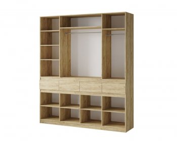 Шкаф 2000 мм Турин ЛДСП крафт серый/кашемир (ВВР) в Асбесте - asbest.mebel-e96.ru