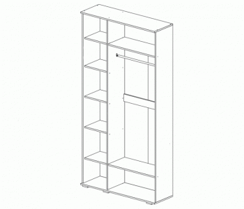 Шкаф 3-х дверный Вегас Белый 1500 мм (СтендМ) в Асбесте - asbest.mebel-e96.ru