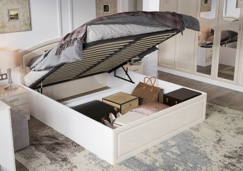 Кровать с подъемным механизмом Венеция КРПМ (ИЦ) в Асбесте - asbest.mebel-e96.ru | фото