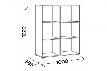 Стеллаж Виллитус М3 (Комфорт) в Асбесте - asbest.mebel-e96.ru