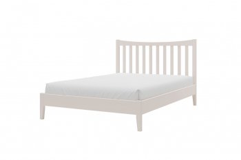 Кровать из массива Виола льняной (БМ) в Асбесте - asbest.mebel-e96.ru