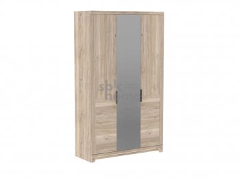 Шкаф 1400 мм Юта 3-х дверный с зеркалом (СБК) в Асбесте - asbest.mebel-e96.ru | фото